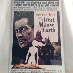 "The Last Man On Earth" Horror Science Fiction Movie Poster